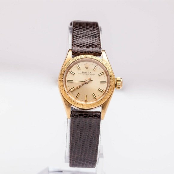 MINT! ROLEX OYSTER 18K DRESS WATCH!! WITH PAPERS!! main image 6